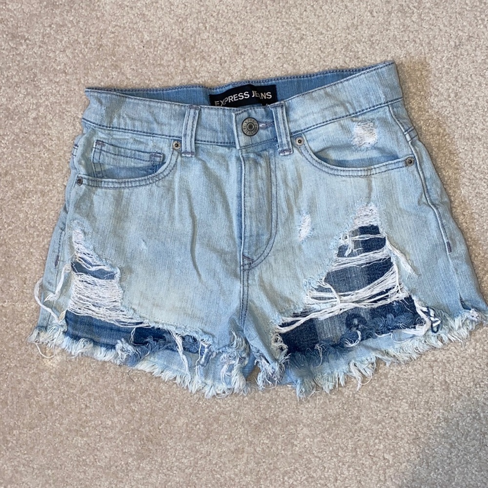 ✨BOGO FREE✨ Express High Waisted Jean Shorts